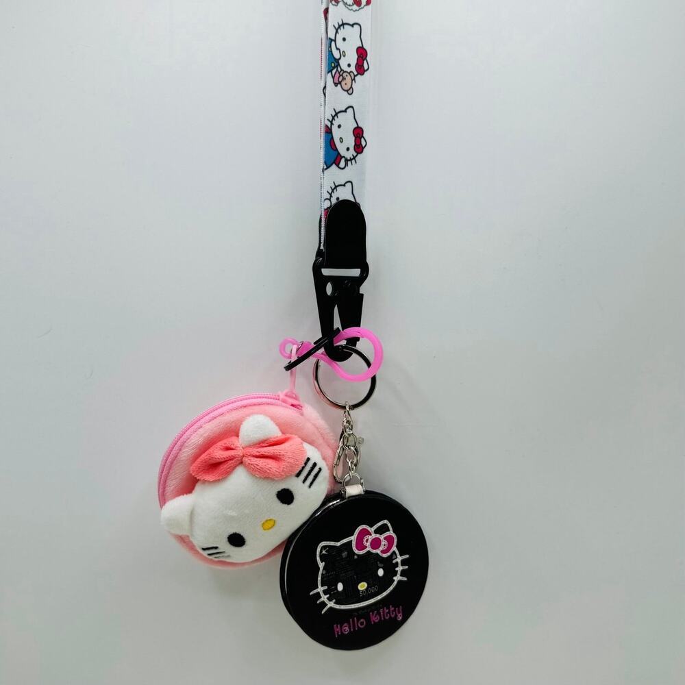 Hello Kitty Coin Purse Keychain & Mirror Keychain Bundle - Picture 6 of 7